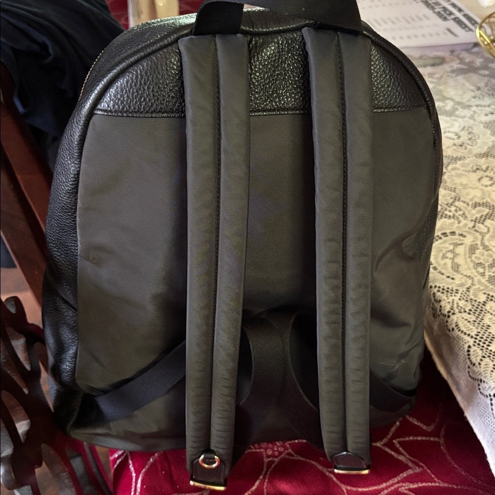Coach black pebbled leather Charlie bag back pack - Picture 11 of 11